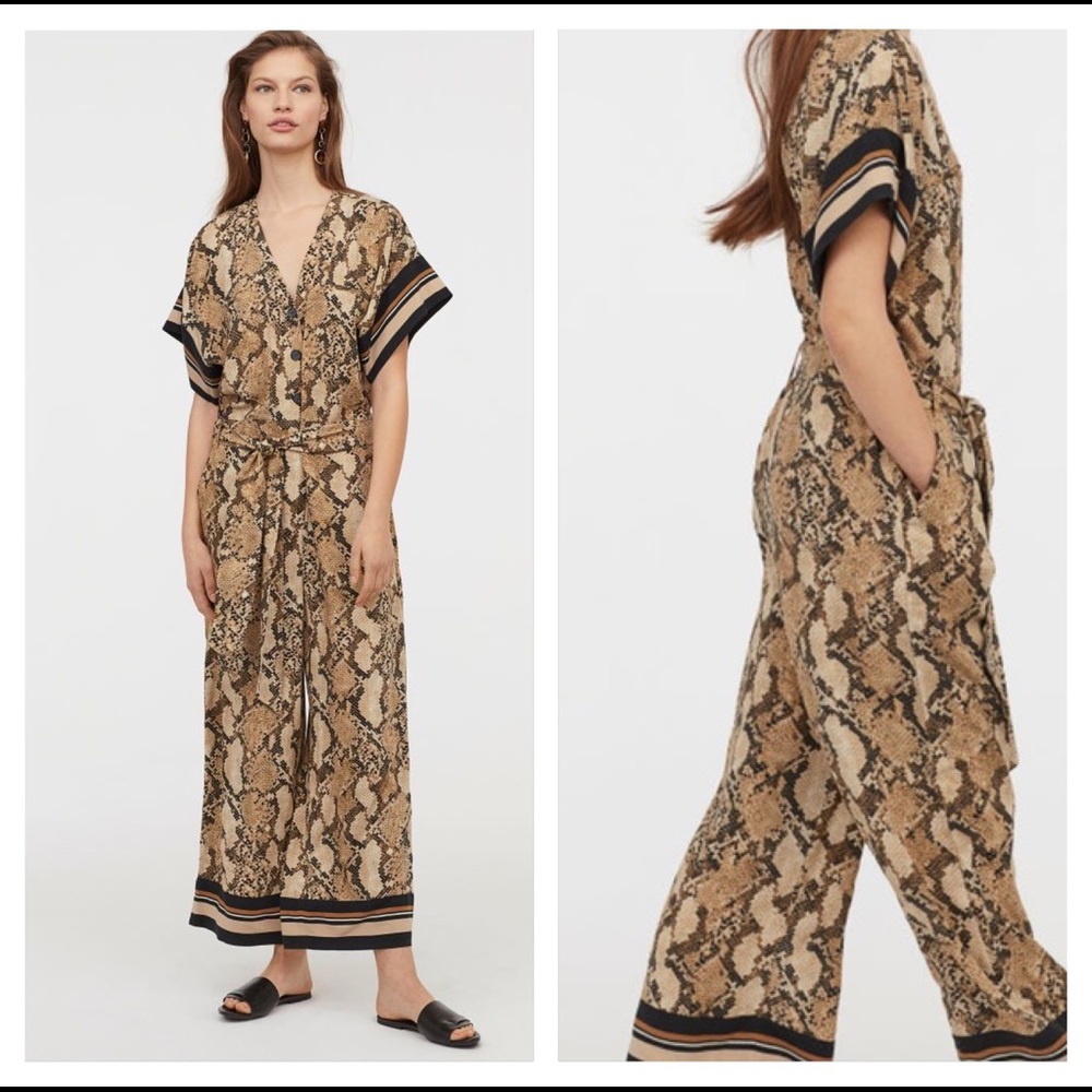 Snakeskin jumpsuit